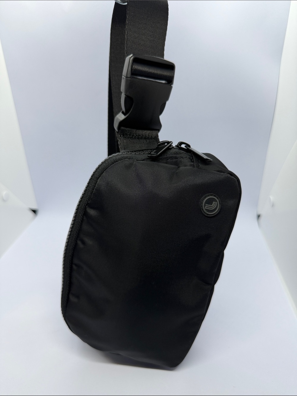 Lole Black Nylon Sling Belt Bag